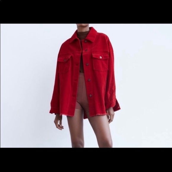 ZARA corduroy overshirt - Picture 3 of 11